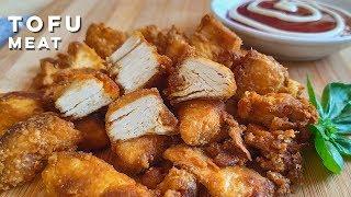 Tofu Meat Recipe  How to make Tofu look and taste like Chicken