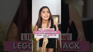 Life-Changing Leggings Hack EVERY Girl Needs to Know   Winter Hacks  Saina Sekhri #shorts