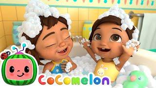 Bath Song  with Nina  CoComelon Nursery Rhymes & Kids Songs