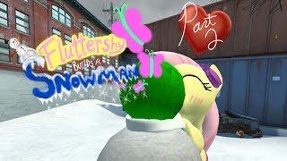 Fluttershy Builds a Snowman Gmod and Ponies - Part 2