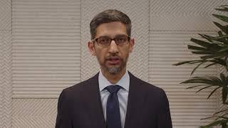 Google and Alphabet CEO Sundar Pichai addresses the African Union Summit