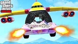 GTA 5 - EPIC CARGO PLANE x SCRAMJET STUNT & CUSTOM GAME MODES Funny Moments & Fails