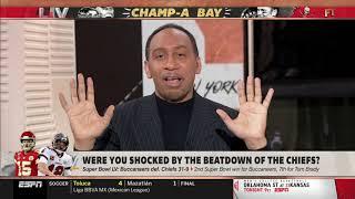 First Take  Stephen A Smith Shocked That Buccaneers Beat Down Chiefs to Win Super Bowl  2-8-21