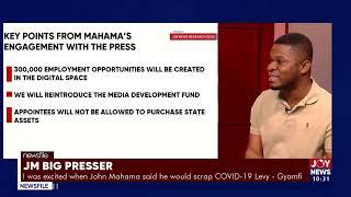 Feedback from John Mahamas presser has been overwhelmingly positive - Gyamfi