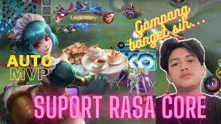 ANGELA SUPORT BERASA JADI CORE DI IN GAME AUTO MVP - MOBILE LEGENDS