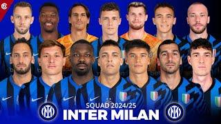 Squad Inter Milan 20242025 Ft Mehdi Taremi  Piotr Zielinski  Squad Inter Milan 2024