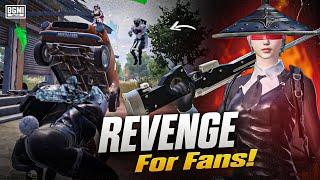 INTENSE REVENGE COUNTER For My Fans  1v4 Clutches BGMI - PUBG Mobile