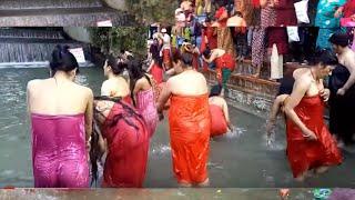 SWASTHANI  Salinadi Mela Open Holy Bath in  Salinadi River  Nepal 2076