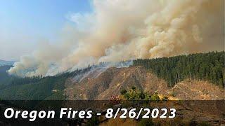 Oregon and NW Ca. Wildfires - 8262023