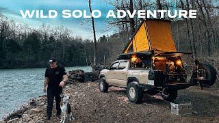 SOLO Camping & Wheeling ASMR - FLOODED MY TRUCK