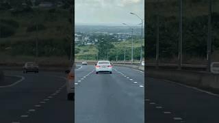 Cow in a car on Verdun Road Mauritius