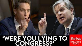 Good Heavens Director Hawley Savagely Confronts FBIs Wray About Investigations Of Catholics