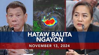 UNTV Hataw Balita Ngayon   November 13 2024