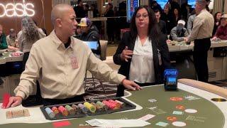 Durango Casino Grand Opening Walk through packed full Casino manger talks to Carnelo Filmed in 4k