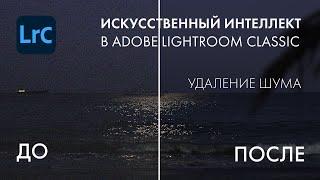 Искусственный интеллект в Adobe Lightroom Classic. Удаление шума с фотографии с помощью модуля ИИ