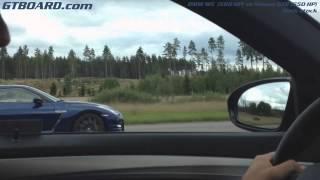 14 Nissan GTR 550 HP vs BMW M5 F10 both stock