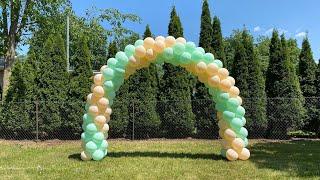 Balloon Arch Tutorial  Thick Spiral