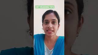 #OET#malayalam #reading #tips #shorts #dreamyourlifeoet