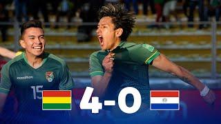 Eliminatorias  Bolivia 4-0 Paraguay  Fecha 12