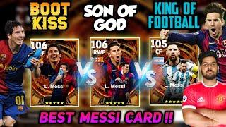 All Big Time Messi Card Comparison EFOOTBALL 24  Unique Powers Best Position & In Game Performance