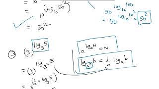 log problems involving log term in the power