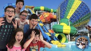 SURPRISING our 6 KIDS with a DAY OFF SCHOOL to go to SYDNEYS BIGGEST WATER PARK