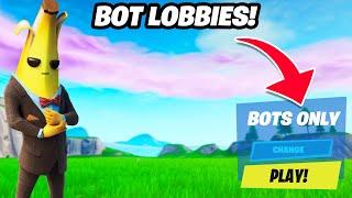 How To Get On BOT LOBBIES In Fortnite Chapter 2 Season 2 BOT LOBBIES FORTNITE