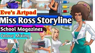 Miss Ross Complete Storyline  Eves Artpad  School Magazines  Summertime Saga