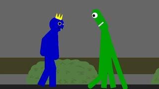 Blue vs Green Roblox Rainbow Friends Battle