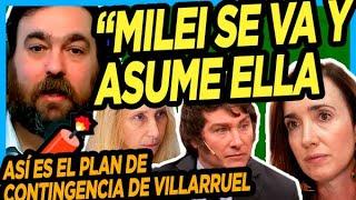  NICO LANTOS TIRÓ UN BOMBAZO sobre los el plan que está preparando Villarruel para ser presidenta