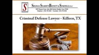 Criminal Defense Lawyer - Killeen TX