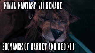 Bromance of Barret and RED XIII - Final Fantasy 7 REMAKE in 4K  SPOILERS WARNING