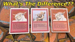 Unlimited vs Revised vs 4th Edition MTG How To Tell The Difference