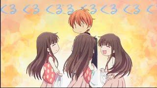 Tohru surrounds Kyo  Fruits Basket Prelude Movie