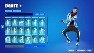 ALL FORTNITE ICON SERIES AND NEW TIKTOK EMOTES