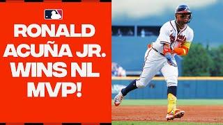 Ronald Acuña Jr.s HISTORIC season makes him the 2023 National League MVP  2023 NL MVP Highlights