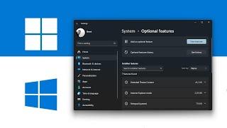 Where have the Optional features gone in Windows?