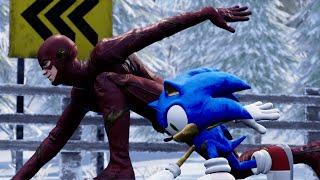 Sonic vs The Flash -  EPIC RACE