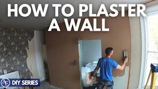 HOW TO PLASTER A WALL  DIY Series  Build with A&E