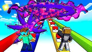 GOD POKEMON Pixelmon LUCKY BLOCK RACE in Minecraft