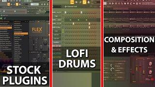 Step By Step How To Make Lo-fi Hip-Hop With Stock Plugins - FL Studio 20 Tutorial