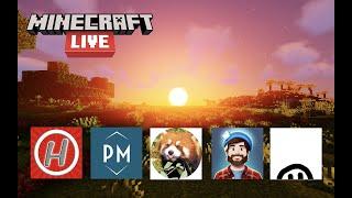 Minecraft Live Watch Party ft. Halllad Picky MinerJack and TonyKraken