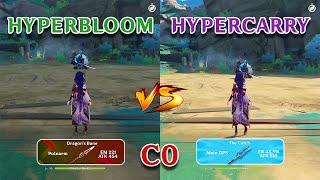 Raiden Hyperbloom vs Hypercarry  Which one is better?? gameplay comparison