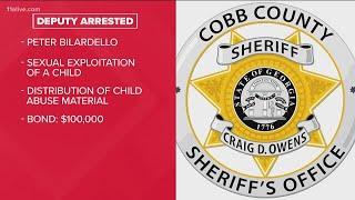 Sheriff Cobb County deputy arrested for sexual  exploitation of a child other charges