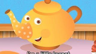 Im A Little Teapot with lyrics - Nursery Rhymes by EFlashApps