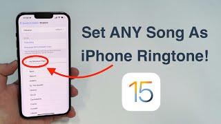 2022 How to set ANY Song as iPhone Ringtone - Free and No Computer