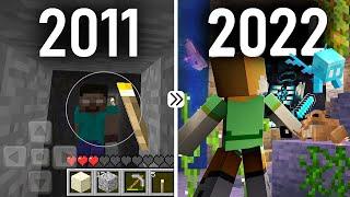 MCPE Evolution of Updates 2011 to 2022 The Wild Update