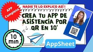  PASO A PASO 26 - APPSHEET - GENERAR QR - NUNCA FUE TAN FÁCIL   *** LEER DESCRIPCIÓN ***