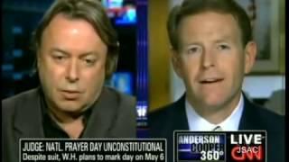 Christopher Hitchens - On AC360 discussing national day of prayer