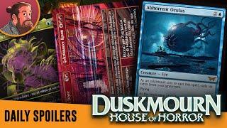 Duskmourn MTG Spoilers  Toy Legend Free Casting Room Massive Creepy Eye Tamiyo Saga and More